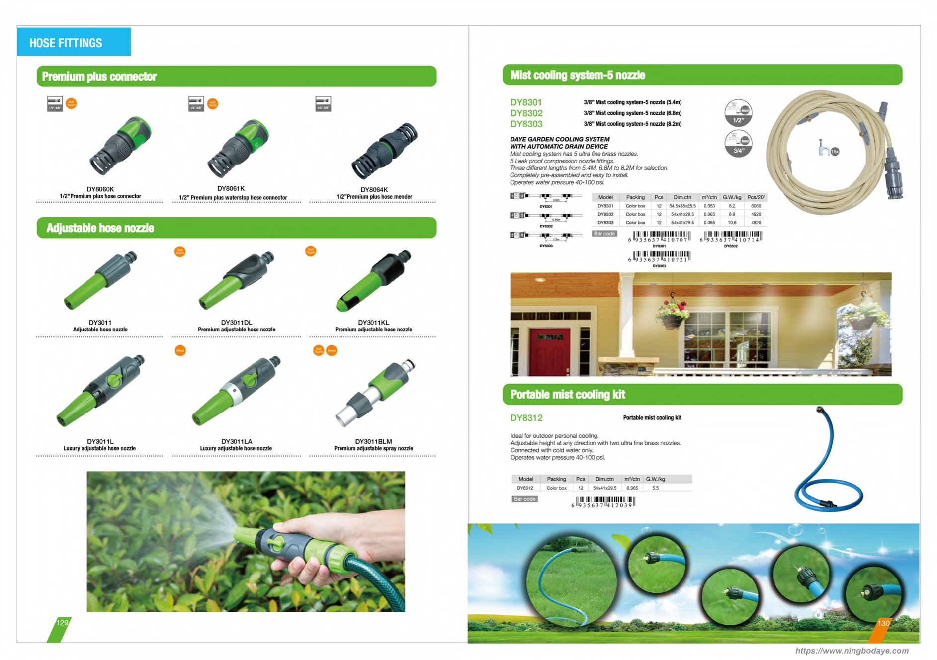 pulverizador de agua Catálogo PDF